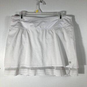 Womens Athleta Skort Lace Raw Hem White M‎